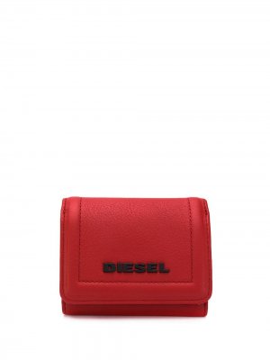 Бумажник с логотипом Diesel. Цвет: красный