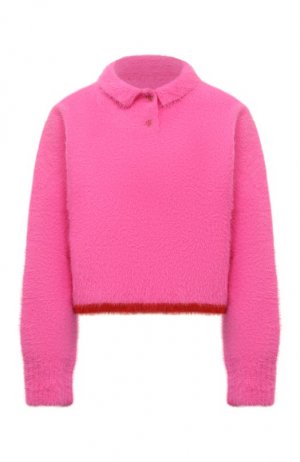 Пуловер-поло Jacquemus. Цвет: розовый