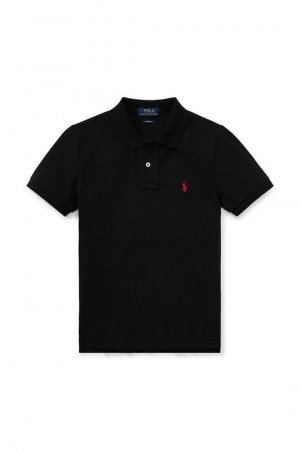 Рубашка-поло из детской шерсти , черный Polo Ralph Lauren