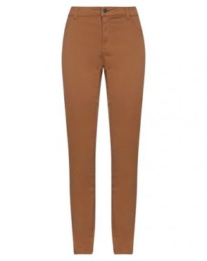 Повседневные брюки NAF. Цвет: коричневый