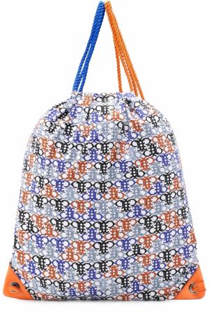 Текстильный рюкзак с принтом Emilio Pucci. Цвет: разноцветный