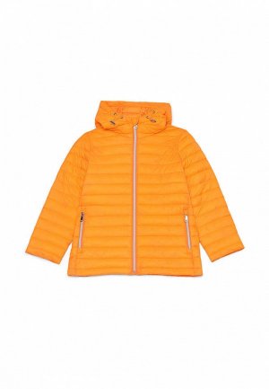 Куртка утепленная Sei Tu. Цвет: оранжевый