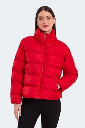 Женская куртка и пальто BAILEY I красная SLAZENGER