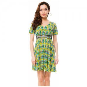 Платье MONDIGO, размер 42, зеленый Mondigo. Цвет: зеленый