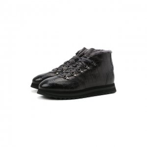 Кожаные ботинки Doucals Doucal's. Цвет: серый