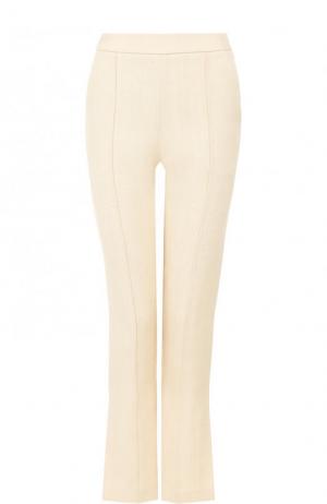 Укороченные расклешенные брюки со стрелками Rosie Assoulin. Цвет: бежевый