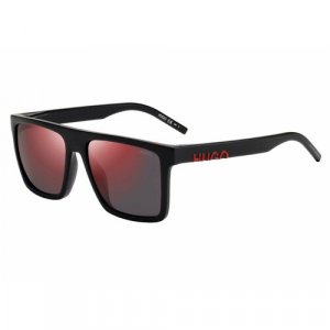 Солнцезащитные очки HG 1069/S 807 AO, черный, красный HUGO. Цвет: черный/красный