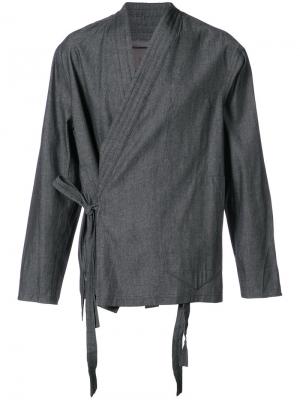 Рубашка-кимоно с запахом Siki Im. Цвет: чёрный