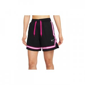 Спортивные шорты Fly Crossover с вышитым логотипом и цветными блоками на шнурке, черные женские брюки DH7326-011 Nike