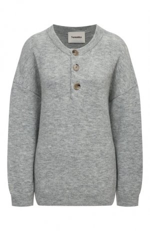 Пуловер Nanushka. Цвет: серый