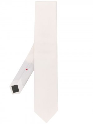 Delloglio галстук с эффектом омбре Dell'oglio. Цвет: белый