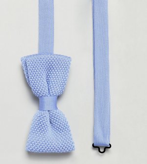 Голубой трикотажный галстук-бабочка Wedding-Синий Noose & Monkey