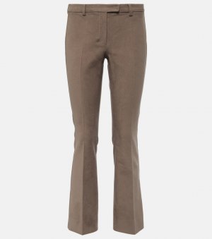 Прямые брюки orvieto из хлопкового джерси 'S Max Mara, серый 'S MARA