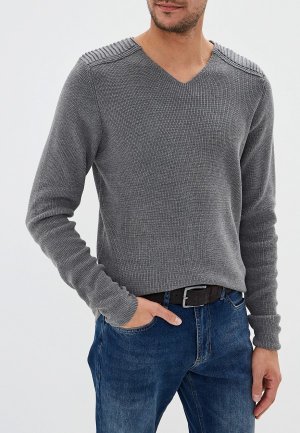 Пуловер Fresh Brand. Цвет: серый