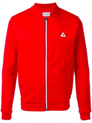 Спортивная куртка на молнии Le Coq Sportif. Цвет: красный