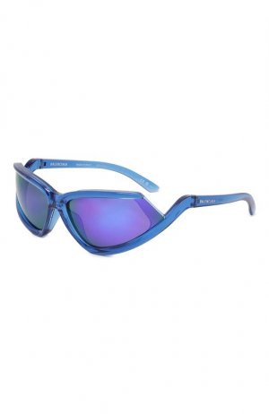 Солнцезащитные очки Balenciaga. Цвет: синий