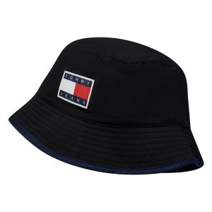 Панама Travel Bucket Hat Tommy Jeans. Цвет: черный