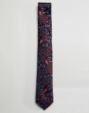 Шелковый галстук Ben Sherman. Цвет: темно-синий