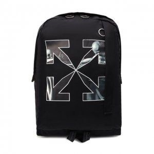 Текстильный рюкзак Off-White. Цвет: чёрный