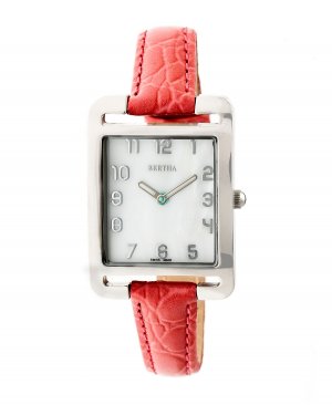 Кварцевые часы Marisol Collection из коралловой кожи 21 мм Bertha