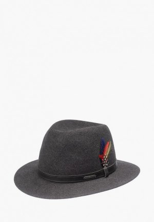 Шляпа Stetson. Цвет: серый