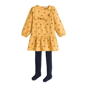 Комплект раздельный из платья и LA REDOUTE COLLECTIONS. Цвет: желтый