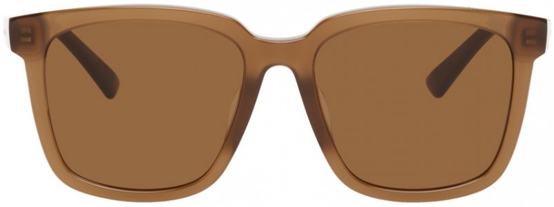 Brown Square Sunglasses Bottega Veneta. Цвет: 003 brown