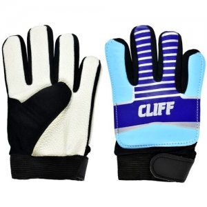Вратарские перчатки , размер 5, синий, голубой Cliff. Цвет: синий/голубой