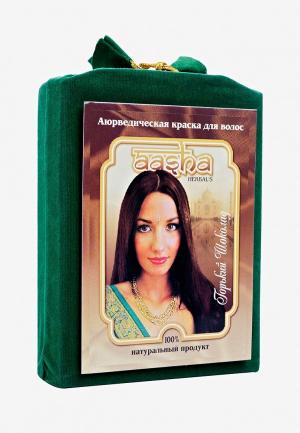 Краска для волос Aasha Herbals Аюрведическая Горький Шоколад, 100 г. Цвет: коричневый
