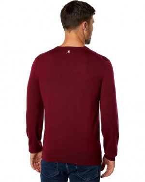 Свитер Moore Intarsia Sweater, цвет Crimson Psycho Bunny