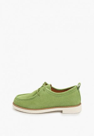 Ботинки Milana. Цвет: зеленый