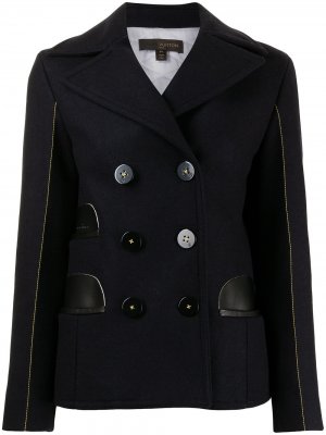 Двубортный пиджак pre-owned Louis Vuitton. Цвет: синий