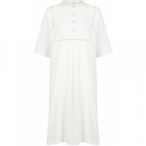 Платье Белый ELISA FANTI. Цвет: белый