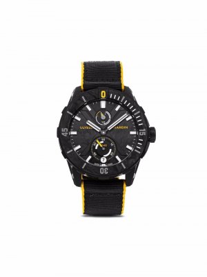 Наручные часы Diver X Limited Edition pre-owned 42 мм Ulysse Nardin. Цвет: черный
