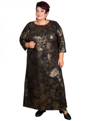 Платье женское ОК-ПЛ-23-0310 черное 54 RU Полное Счастье. Цвет: черный