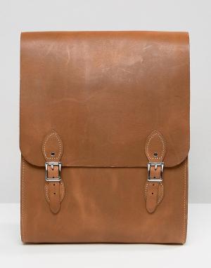 Рюкзак цвета дуба Leather Satchel Company. Цвет: рыжий