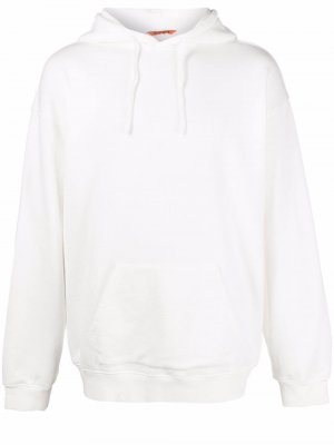 Solid-colour relaxed hoodie Barena. Цвет: белый