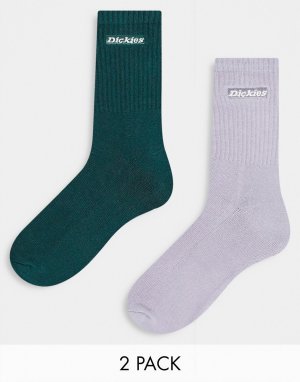 Набор из 2 пар носков сиреневого и серого цветов New Carlyss-Фиолетовый цвет Dickies
