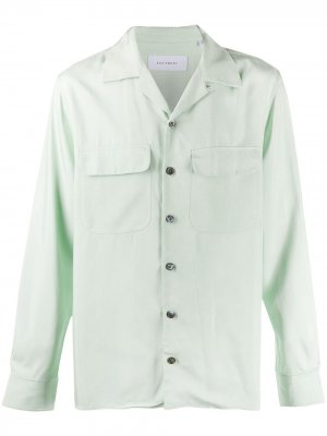 Рубашка с нагрудными карманами EQUIPMENT GENDER FLUID. Цвет: зеленый