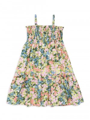 Платье для маленьких девочек с цветочным принтом Goldie Cara