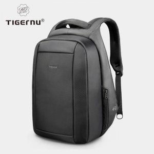 Скрытая противоугонная молния 15,6-дюймовый мужской школьный рюкзак для ноутбука водоотталкивающий дорожный с несколькими USB-зарядным устройством Tigernu