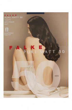 Колготки Pure Matt 50 Falke. Цвет: синий