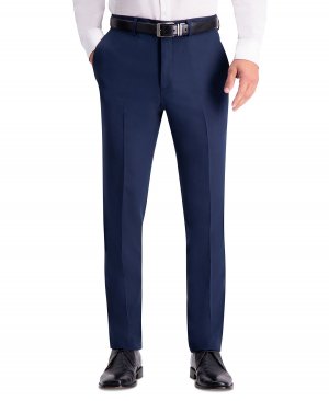 Мужские классические брюки облегающего кроя из эластичного габардина , синий Kenneth Cole Reaction