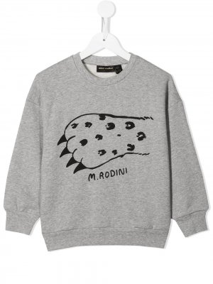 Graphic-print sweatshirt Mini Rodini. Цвет: серый