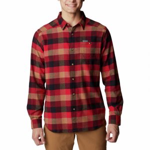 Фланелевая рубашка с длинным рукавом Cornell Woods мужская - красная COLUMBIA, цвет rot Columbia
