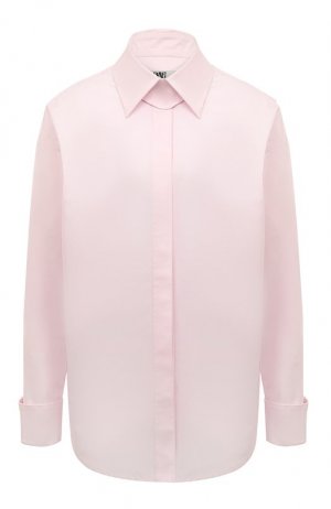 Хлопковая рубашка Borne Bourgeois. Цвет: розовый