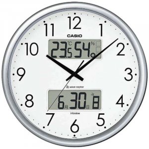 Настенные часы [волновой приёмник] Серебро ITM650J8JF [с функцией автоматического радиоприёма] Casio