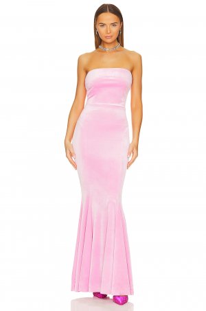 Платье Fishtail Gown, цвет Candy Pink Norma Kamali