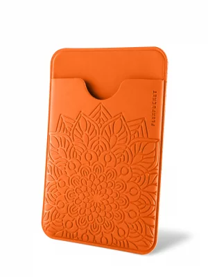 Кредитница унисекс POL-7ES-1 оранжевая Flexpocket. Цвет: оранжевый