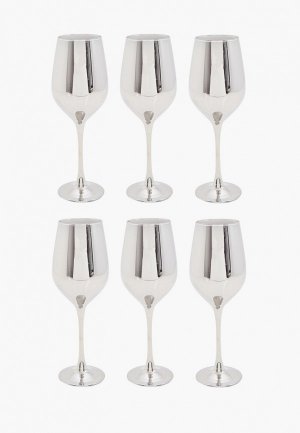 Набор бокалов Luminarc для вина СЕЛЕСТ СИЯЮЩИЙ ГРАФИТ, 350 мл. Цвет: серебряный